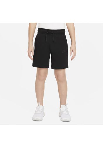 Shorts Nike Sportswear Tech Fleece - Ragazzo - Nero