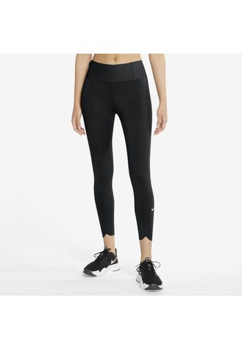 Leggings a lunghezza ridotta Nike One Luxe Icon Clash - Donna - Nero