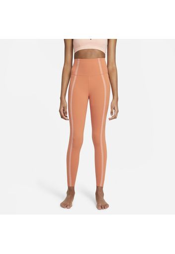 Leggings Eyelet a 7/8 Nike Yoga Luxe - Donna - Arancione