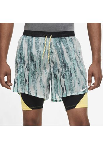 Shorts da running 2-in-1 Nike Flex Stride Wild Run - Uomo - Grigio