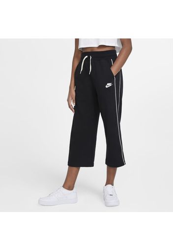 Pantaloni in French Terry Nike Sportswear - Ragazza - Nero