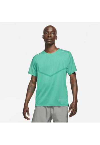 Maglia da running a manica corta Nike Rise 365 Run Division - Uomo - Verde