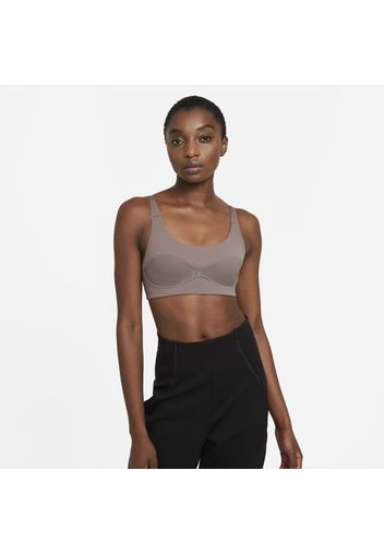 Bra a sostegno leggero Nike Dri-FIT City Ready - Donna - Marrone