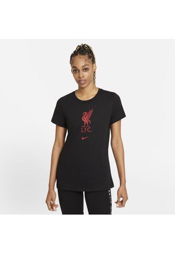 T-shirt da calcio Liverpool FC - Donna - Nero