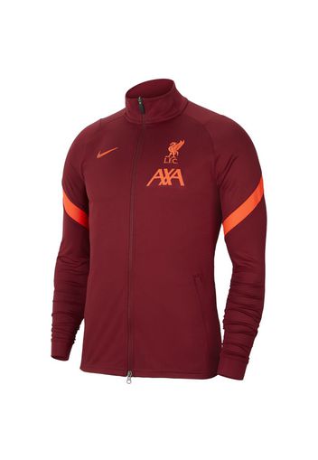 Track jacket da calcio in maglia Liverpool FC Strike - Uomo - Rosso