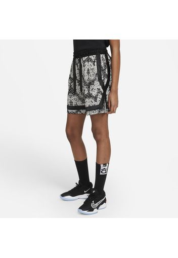 Shorts da basket con stampa Nike Fly Crossover - Donna - Nero