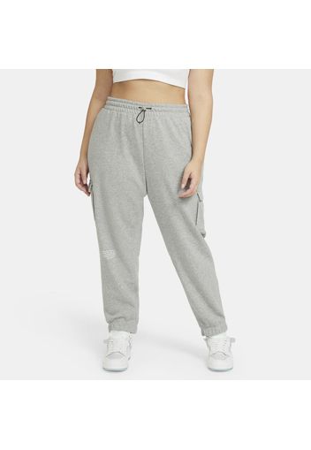 Nike Plus Size - Pantaloni Sportswear Swoosh - Donna - Grigio