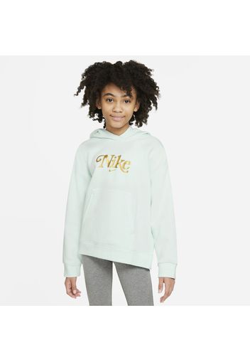 Felpa con cappuccio Nike Sportswear Club Fleece - Ragazza - Verde