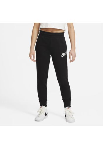 Pantaloni in French Terry Nike Sportswear Club - Ragazza - Nero