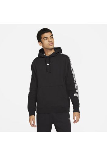 Felpa pullover in fleece con cappuccio Nike Sportswear - Uomo - Nero