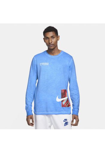 T-shirt a manica lunga Nike Sportswear House of Innovation (Paris) - Uomo - Blu