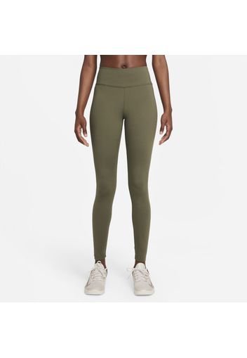 Leggings a vita media Nike Dri-FIT One - Donna - Marrone