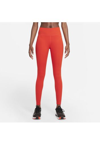 Leggings a vita media Nike Dri-FIT One - Donna - Rosso