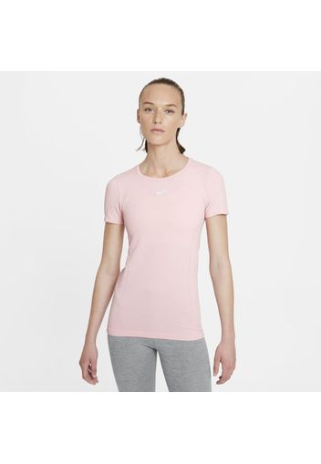 Top Slim-Fit a manica corta Nike Dri-FIT ADV Aura - Donna - Rosa