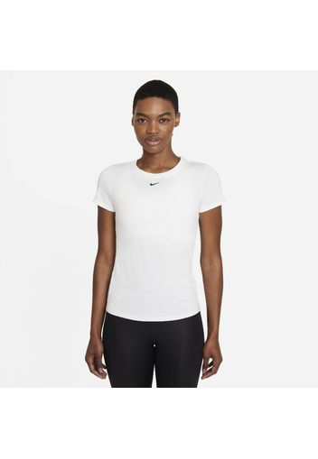 Top Slim Fit a manica corta Nike Dri-FIT One - Donna - Bianco