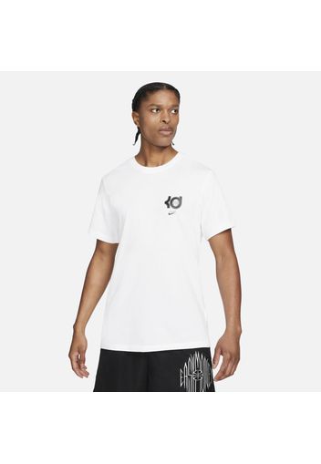 T-shirt da basket Nike Dri-FIT KD Logo - Uomo - Bianco