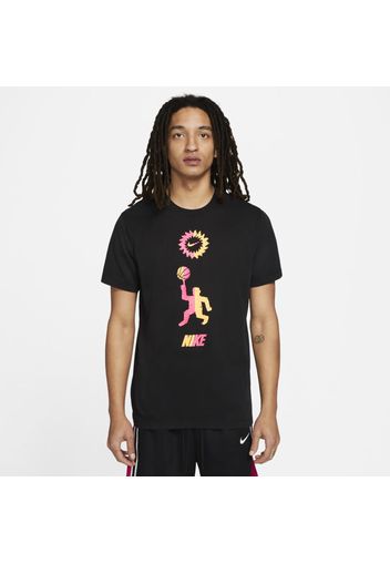 T-shirt da basket Nike Dri-FIT"Festival"- Uomo - Nero