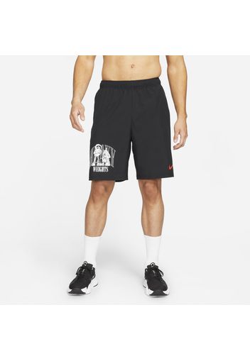 Shorts da training in tessuto con grafica Nike Dri-FIT - Uomo - Nero