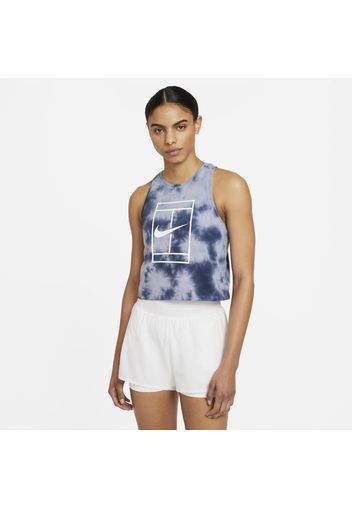 Canotta da tennis tie-dye NikeCourt - Donna - Viola