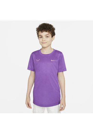 T-shirt da tennis Rafa - Ragazzo - Viola