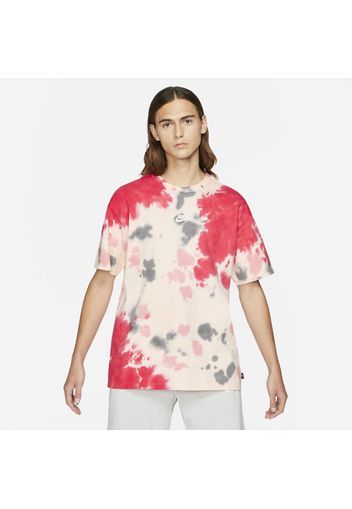 T-shirt Tie-Dye Nike Sportswear - Uomo - Rosso