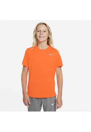 Maglia da training Nike Dri-FIT Miler - Ragazzo - Arancione