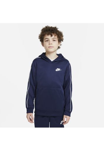 Felpa pullover con cappuccio Nike Sportswear - Ragazzo - Blu