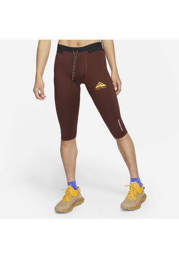 Tights da trail running a 3/4 Nike Dri-FIT - Uomo - Marrone