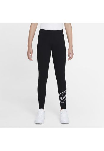 Leggings con grafica Nike Sportswear Favorites - Ragazza - Nero