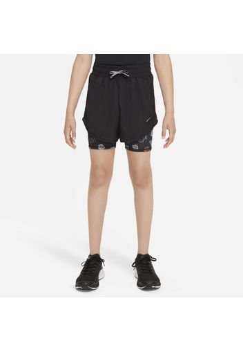 Shorts da running Nike Dri-FIT Tempo - Ragazza - Nero