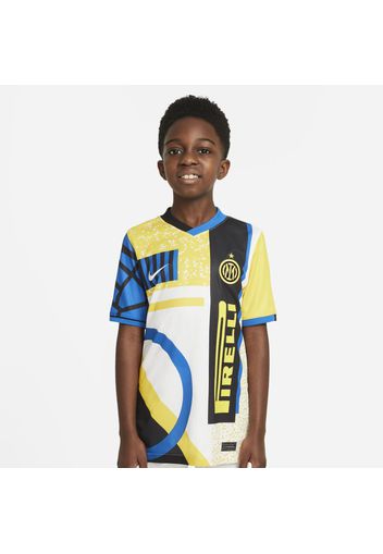 Maglia da calcio Nike Dri-FIT Inter 2021/22 Stadium per ragazzi - Fourth - Bianco