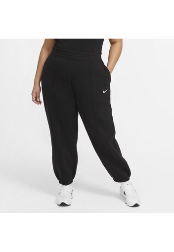 Nike Plus Size - Pantaloni in fleece Sportswear Trend - Donna - Nero