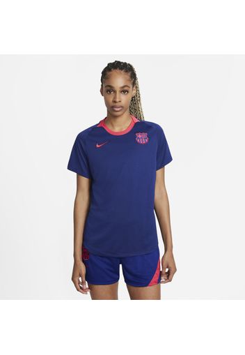 Maglia da calcio a manica corta FC Barcelona - Donna - Blu