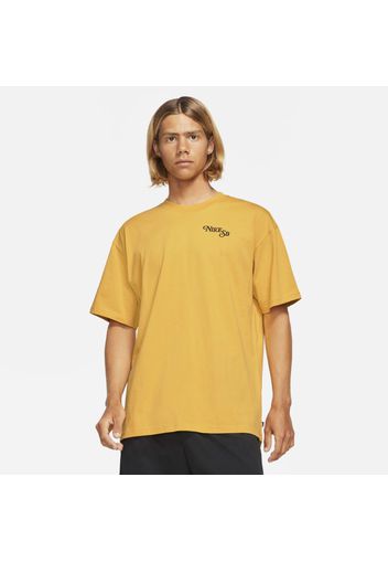 T-shirt da skateboard Nike SB - Uomo - Giallo