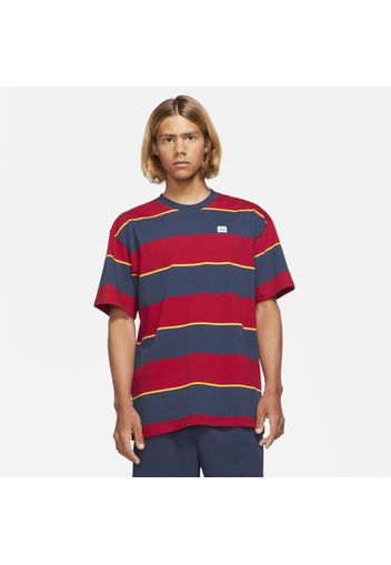 T-shirt da skate a righe Nike SB - Uomo - Blu