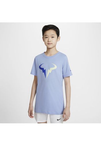 T-shirt da tennis NikeCourt Dri-FIT Rafa - Ragazzo - Blu