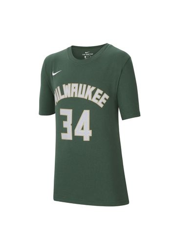 T-shirt Milwaukee Bucks Nike Dri-FIT NBA - Ragazzi - Verde