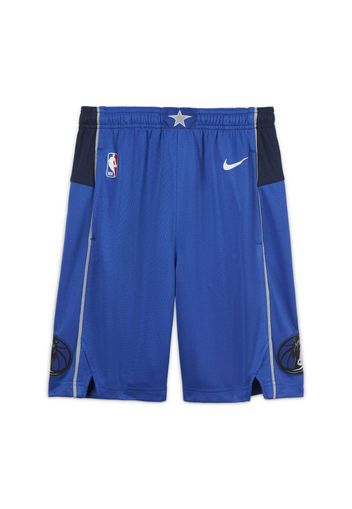 Shorts Dallas Mavericks Icon Edition Swingman Nike NBA - Ragazzi - Blu