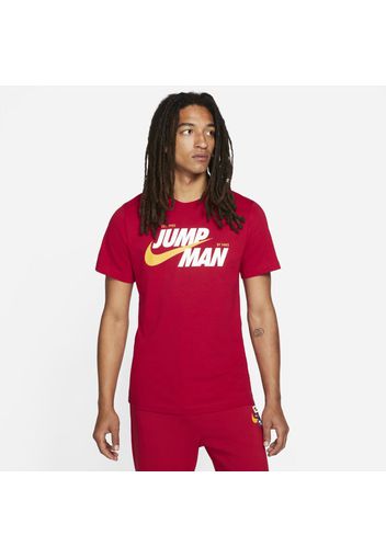 T-shirt a manica corta con grafica Jordan Jumpman - Uomo - Rosso