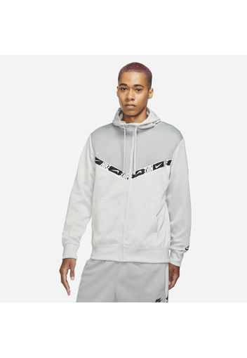 Felpa con cappuccio e zip a tutta lunghezza Nike Sportswear - Uomo - Grigio