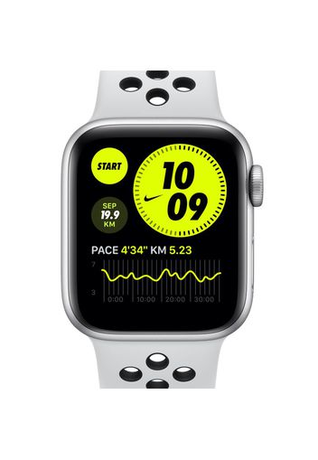 Apple Watch Nike Series 6 (GPS) con Nike Sport Band e cassa in alluminio color argento - 40 mm - Grigio