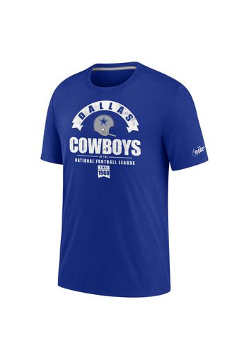 T-shirt Tri-Blend Nike Historic (NFL Cowboys) - Uomo - Blu