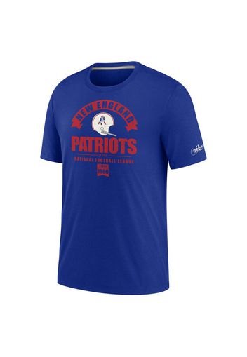 T-shirt Tri-Blend Nike Historic (NFL Patriots) - Uomo - Blu