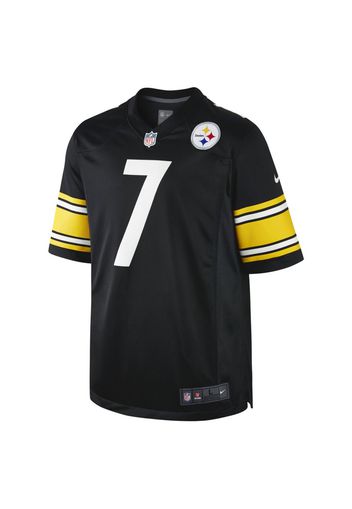 Maglia da football americano Pittsburgh Steelers (Ben Roethlisberger) Game NFL - Uomo - Nero