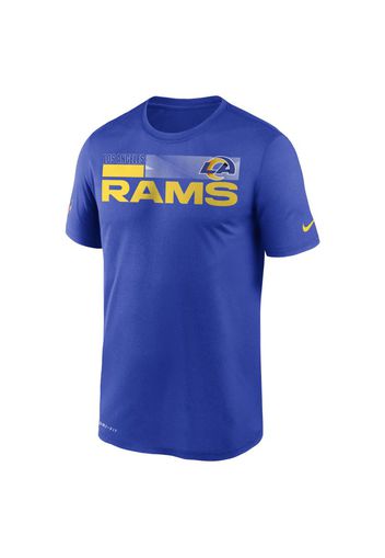 T-shirt Nike Dri-FIT Team Name Legend Sideline (NFL Los Angeles Rams) - Uomo - Blu