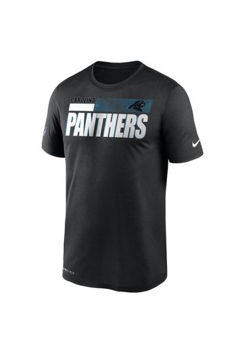 T-shirt Nike Dri-FIT Team Name Legend Sideline (NFL Carolina Panthers) - Uomo - Nero