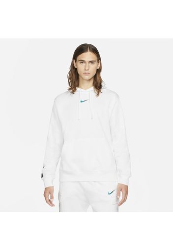 Felpa pullover con cappuccio Nike Sportswear - Uomo - Bianco