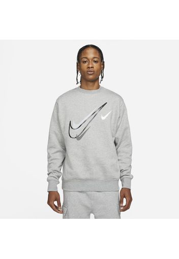 Felpa in fleece Nike Sportswear - Uomo - Grigio