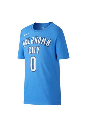 T-shirt da basket Nike Icon NBA Thunder (Westbrook) - Ragazzo - Blu