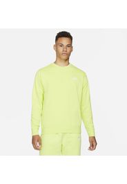 Maglia a girocollo in French Terry Nike Sportswear - Uomo - Giallo